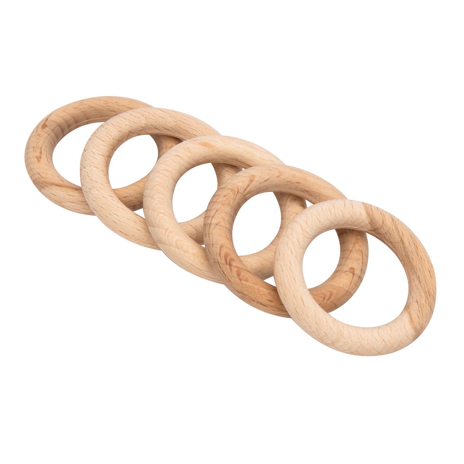 Set 10 inele si 10 acrose, brut,  28 mm