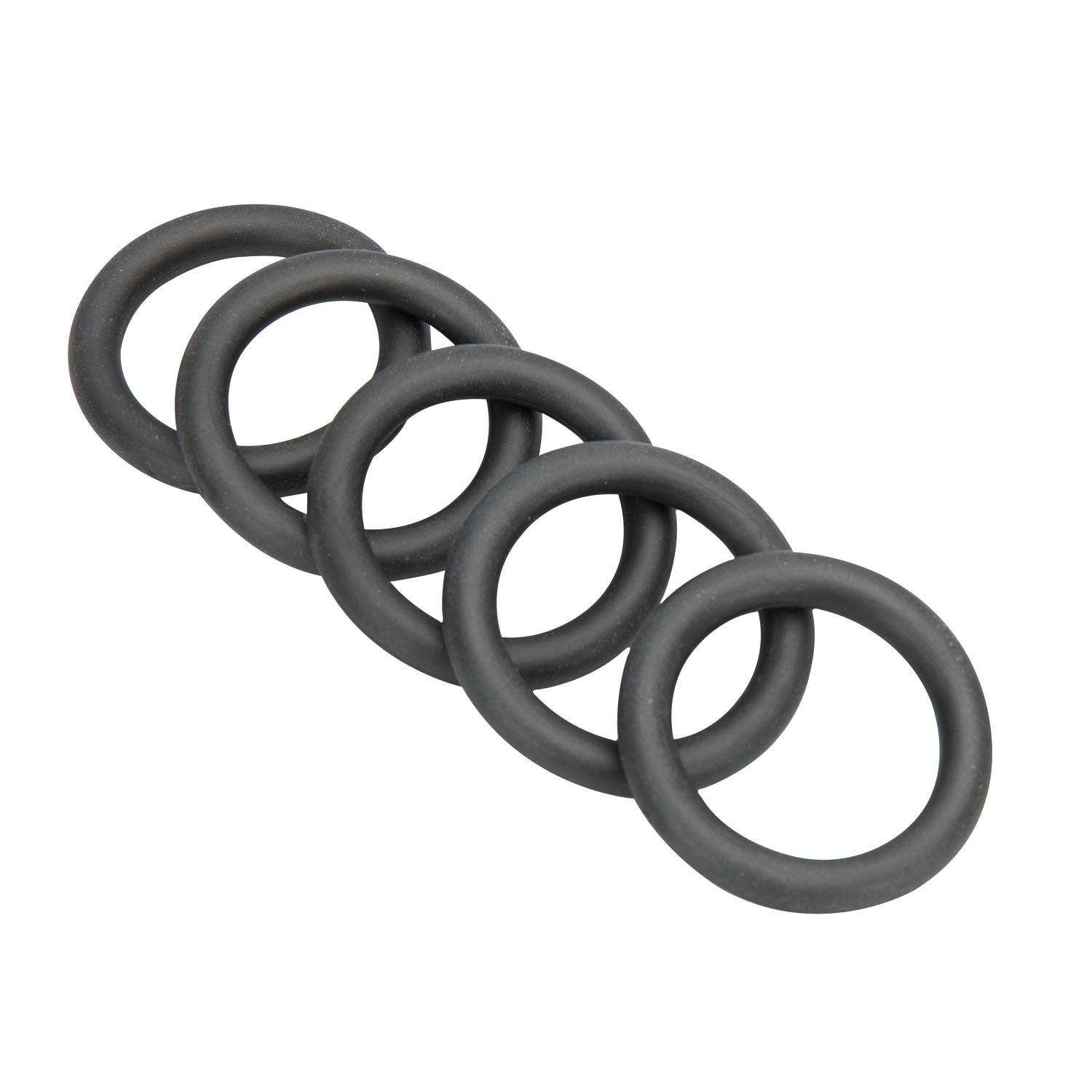 Set 10 inele si 10 acrose, gri,  28 mm