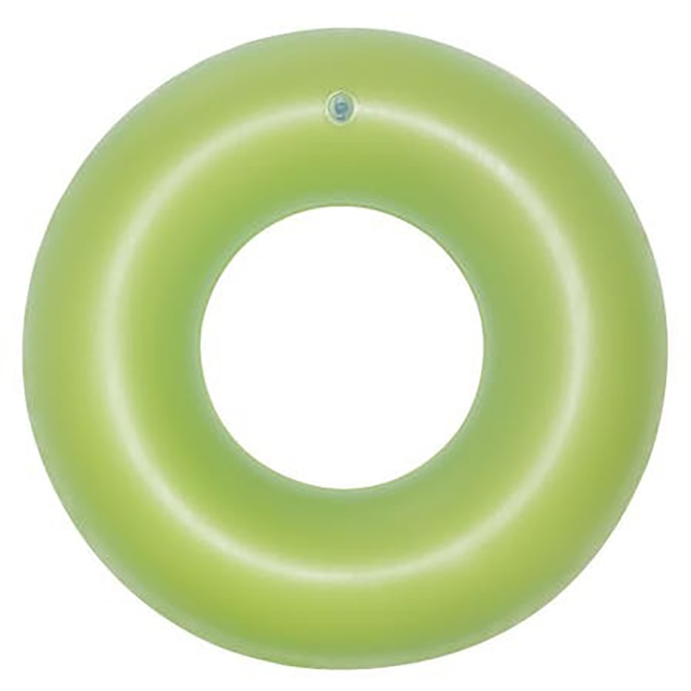 Colac de inot pentru copii si adulti cu neon mat Bestway, verde, vinil, 76 cm