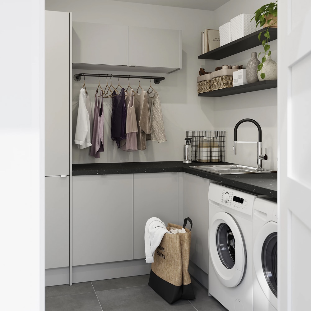 Front usa GOODHOME Balsamita, PAL, 49.7 x 71.5 x 1.6 cm, gri