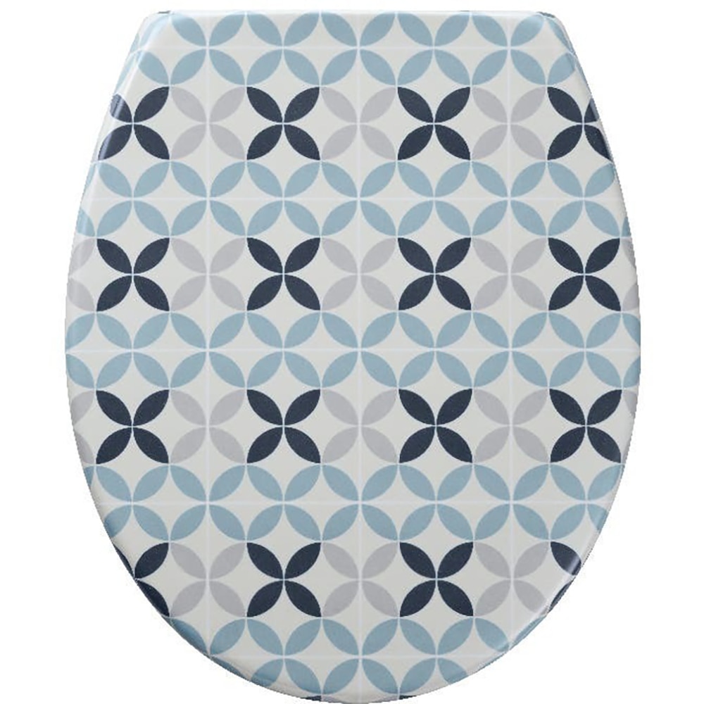 Capac WC GOODHOME Diani, inchidere lenta, plastic, multicolor