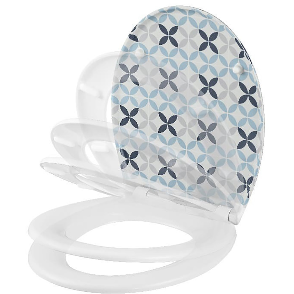 Capac WC GOODHOME Diani, inchidere lenta, plastic, multicolor