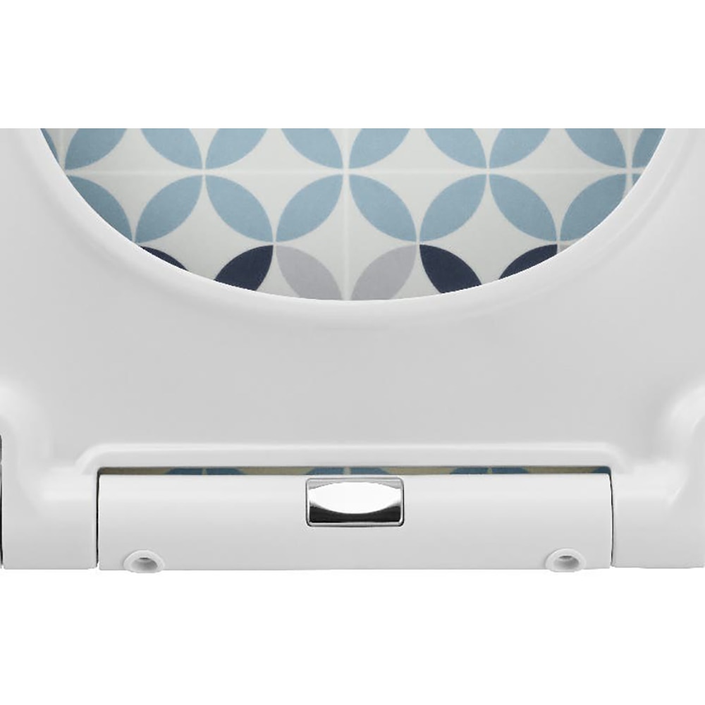 Capac WC GOODHOME Diani, inchidere lenta, plastic, multicolor