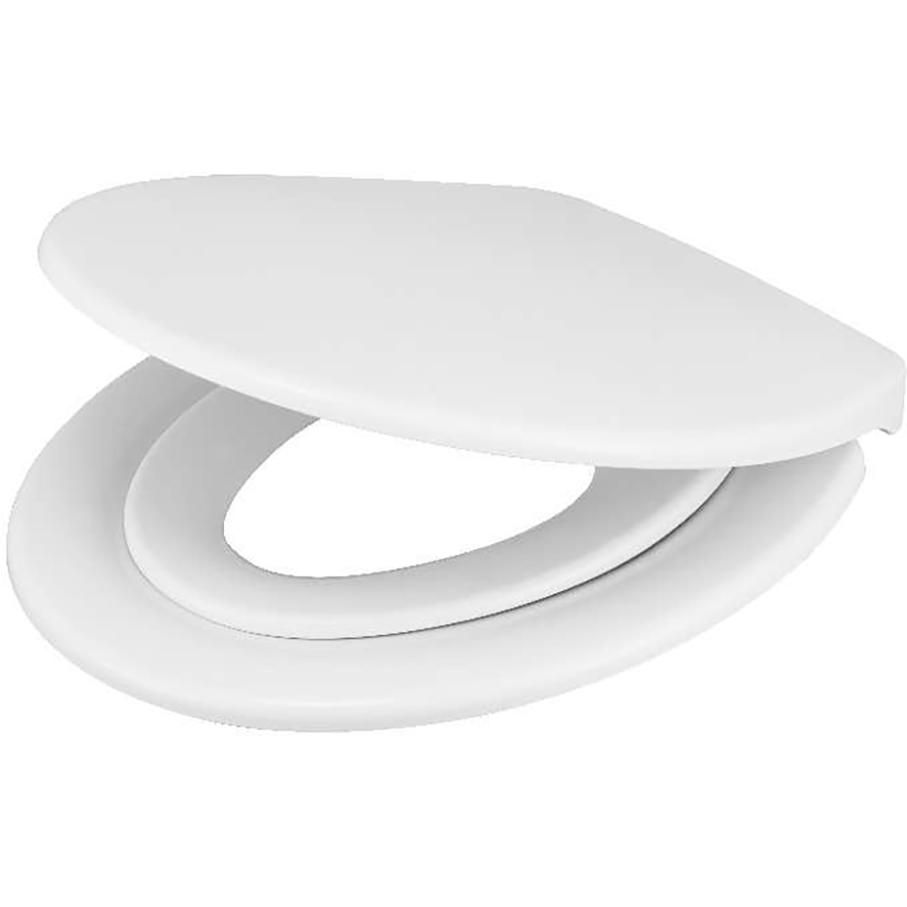 Capac WC cu reductor pentru copii GOODHOME Havel, inchidere lenta, duroplast, alb