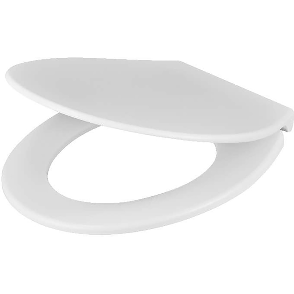 Capac WC GOODHOME Kouban, inchidere lenta, polipropilena, alb