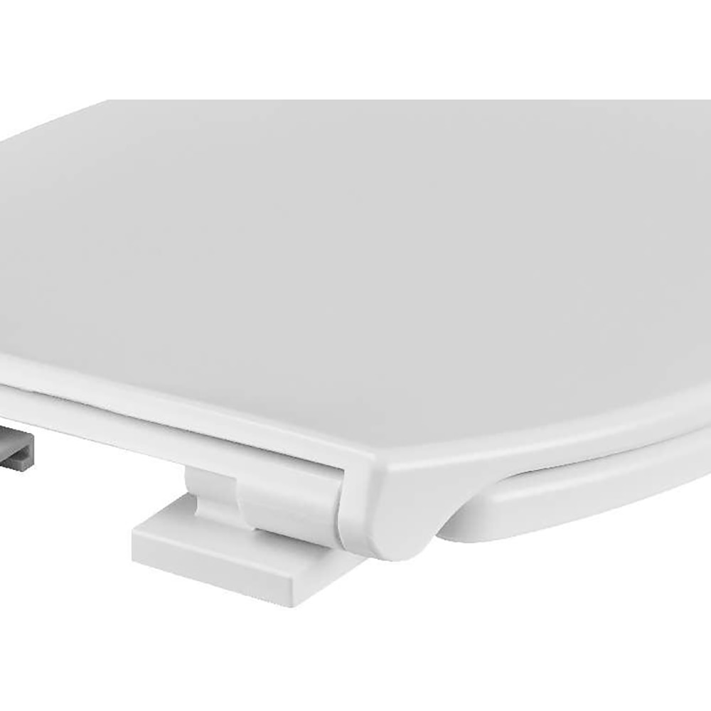 Capac WC GOODHOME Kouban, inchidere lenta, polipropilena, alb