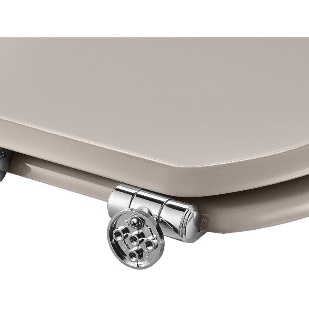 Capac WC GOODHOME Pilica, inchidere lenta, MDF, bej