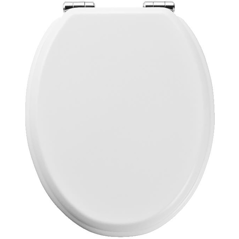 Capac WC GOODHOME Pilica, inchidere lenta, MDF, alb