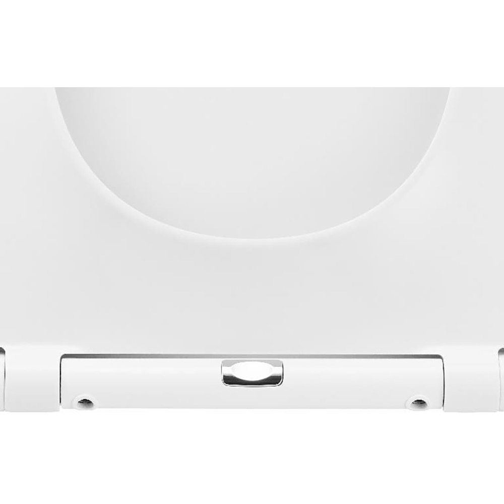 Capac WC slim GOODHOME Tanaro, inchidere lenta, duroplast, alb