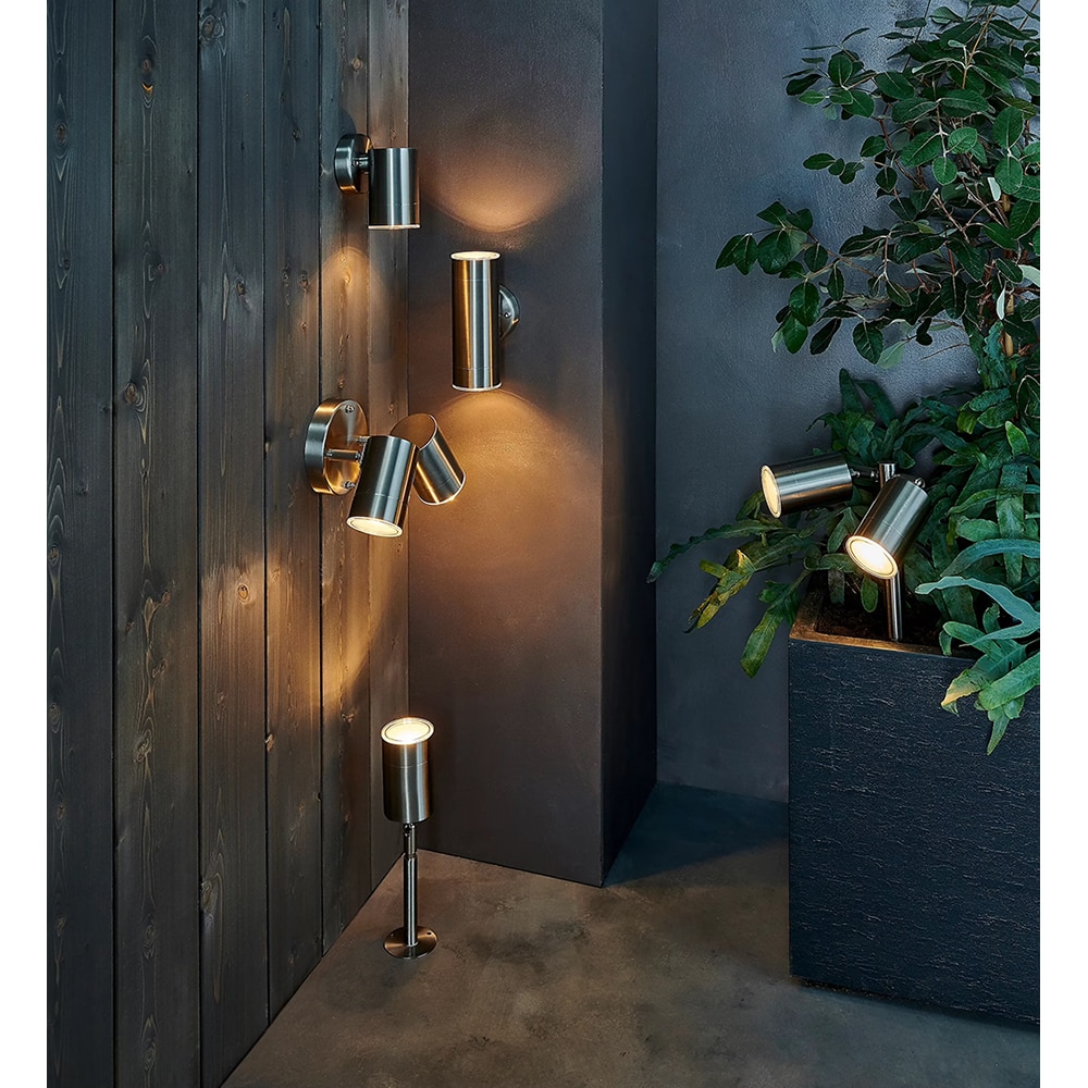 Aplica exterior LED BLOOMA Candiac, 5.5W, 380lm, IP44, crom