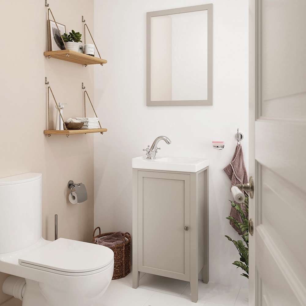 Masca lavoar GoodHome Perma, 44 x 30 x 80.6 cm, taupe