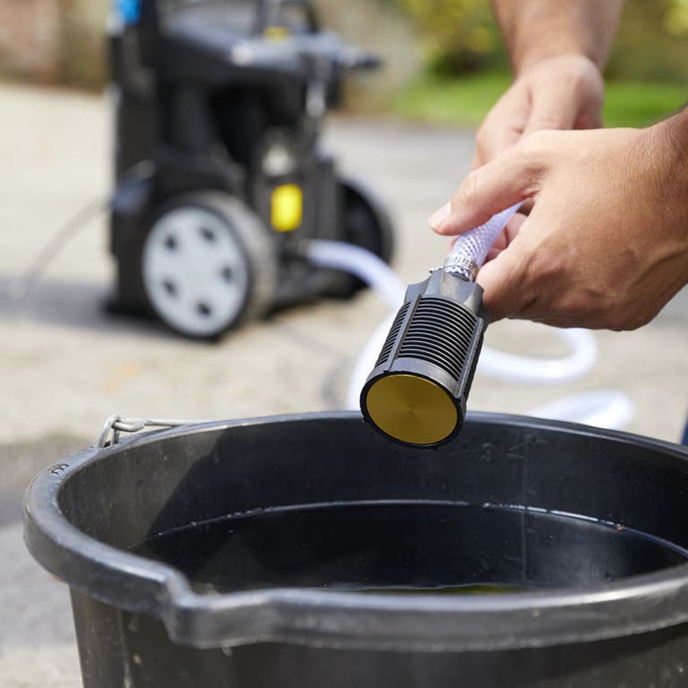 Kit furtun cu amorsare MAC ALLISTER, negru