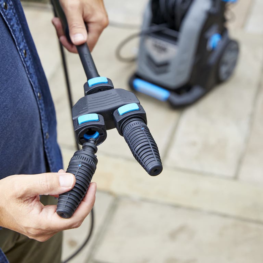 Suport pentru duza dubla pentru 2700 W MAC ALLISTER, negru