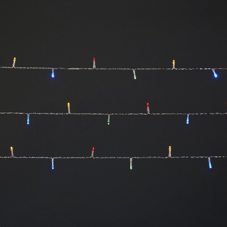 Ghirlanda luminoasa, 240 led-uri, 24.2 m, iluminare color