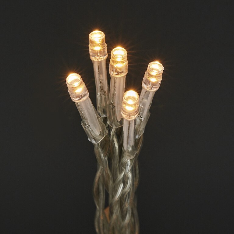 Ghirlanda luminoasa, 240 led-uri, 24.2 m, iluminare alb cald