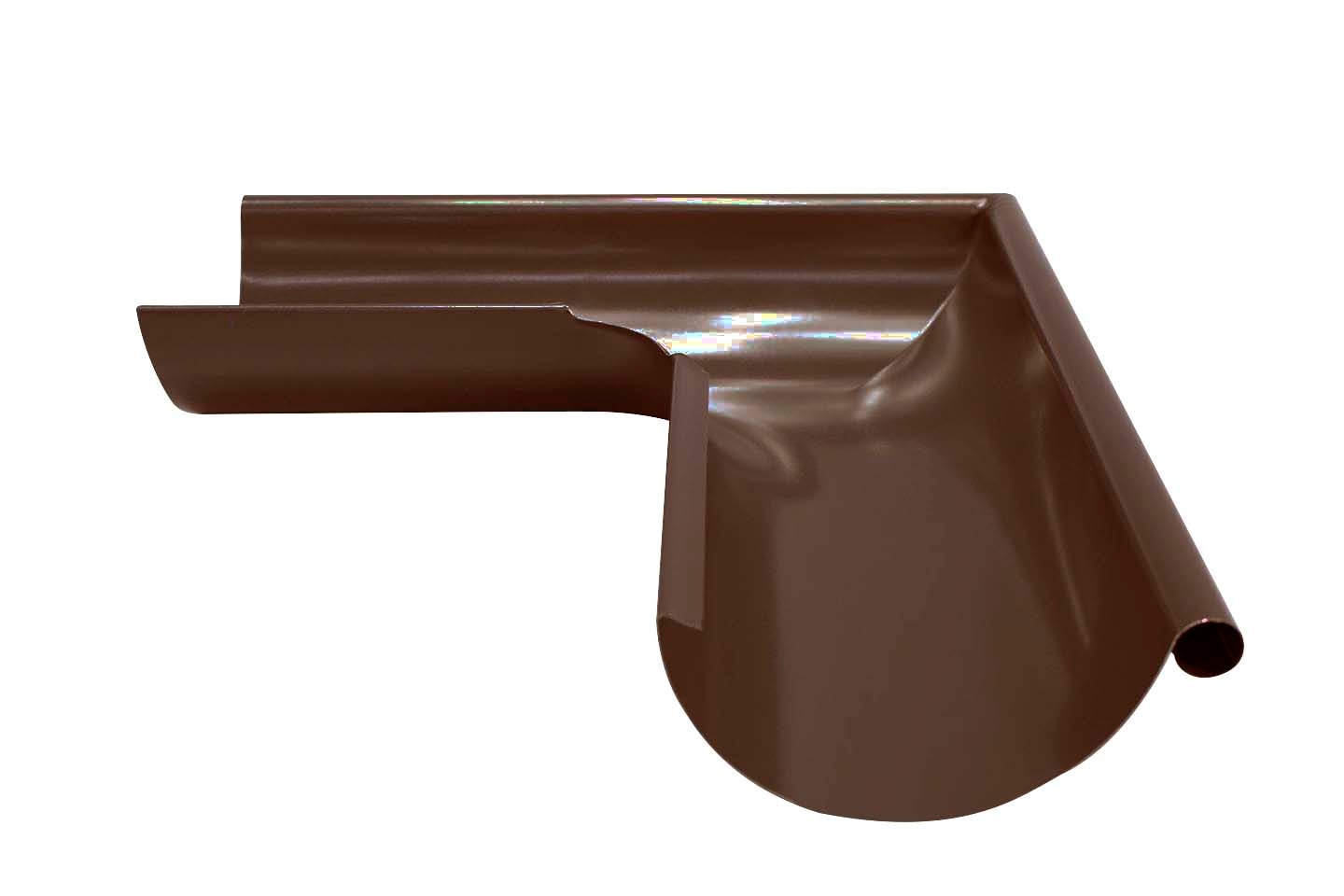 Coltar exterior 90 grade, D 125 mm, maro  Bravo