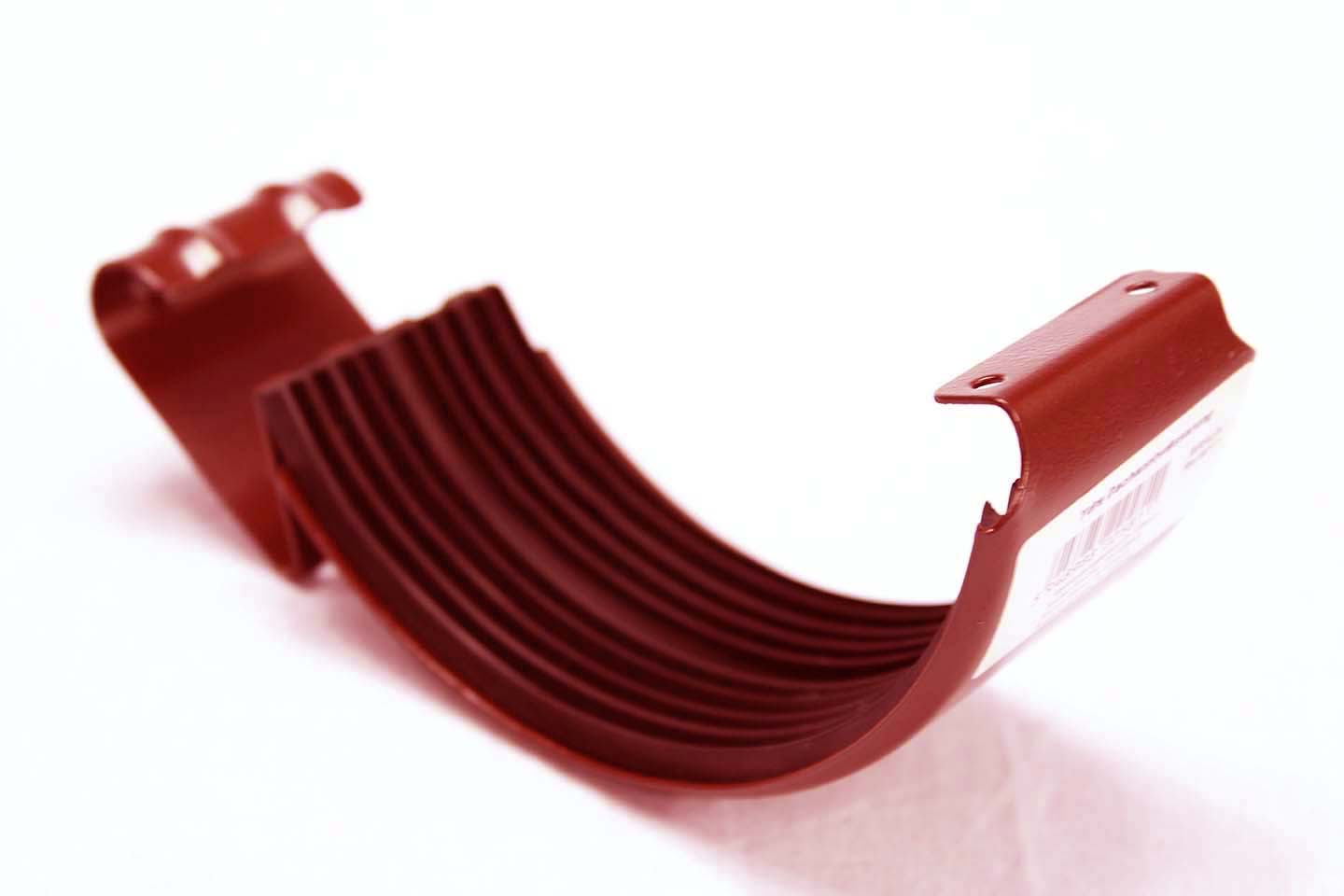 Bratara jgheab D 125 mm, rosu  Bravo