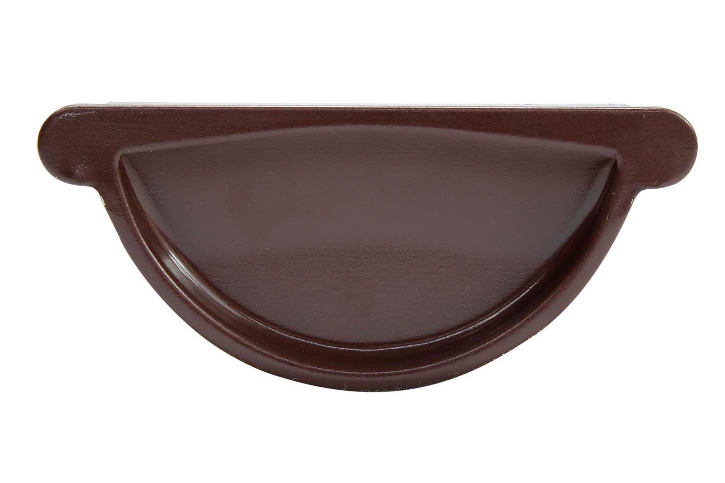 Capac jgheab D 125 mm, maro  Bravo