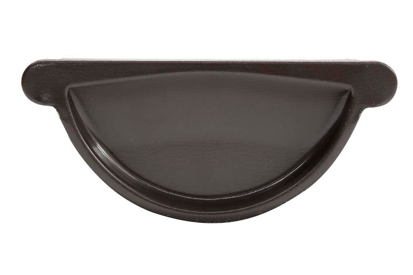 Capac jgheab D 125 mm, maro inchis  Bravo