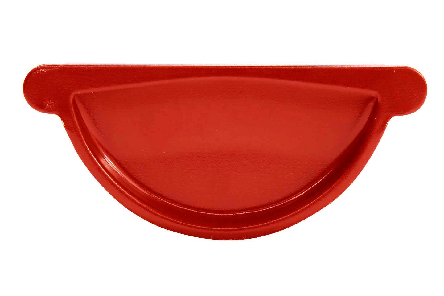 Capac jgheab D 125 mm, rosu   Bravo