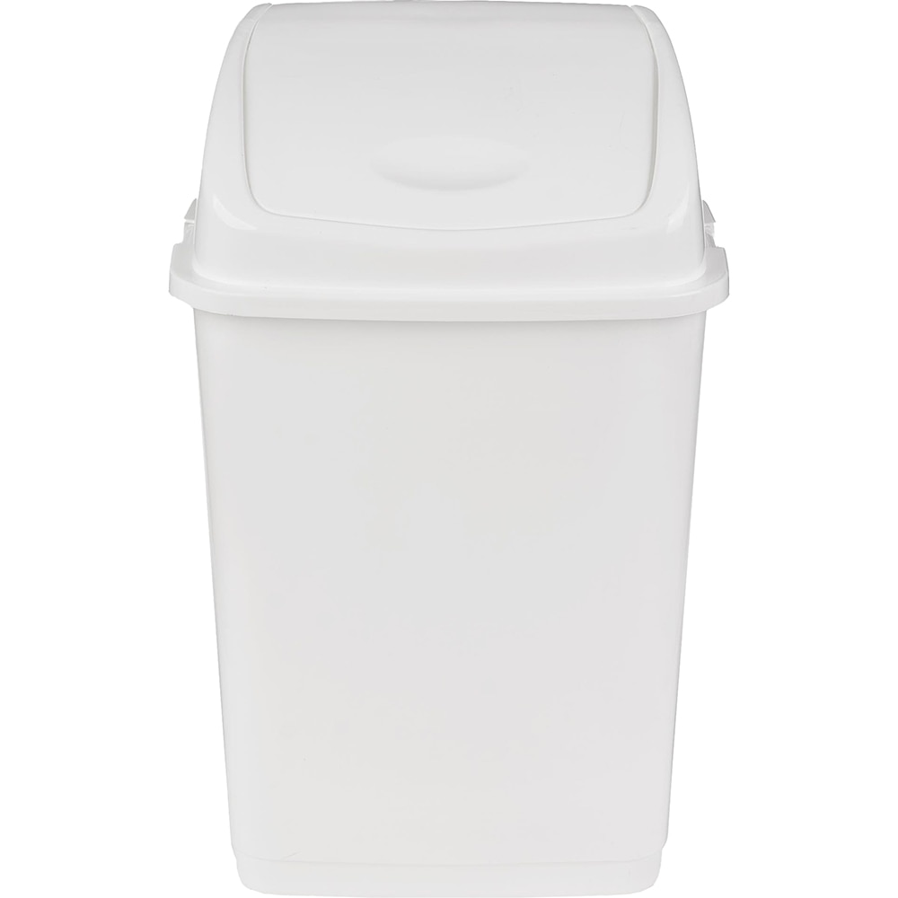 Cos de gunoi batant FANTASY, 18l, plastic, alb