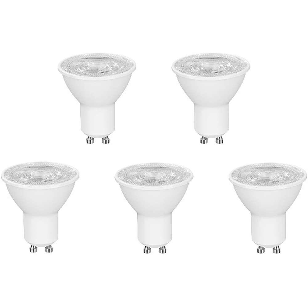 Set 5 becuri LED, 50W, 345lm, lumina calda