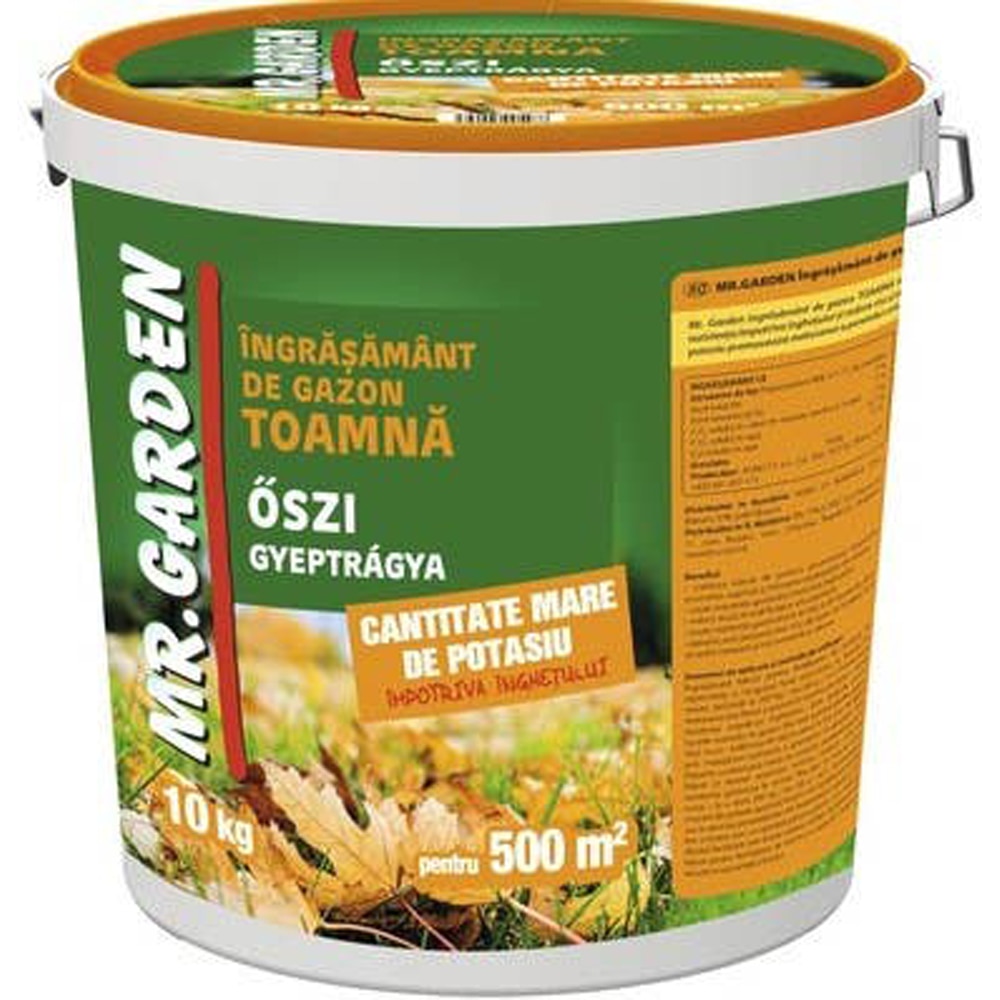Ingrasamant pentru gazon toamna Mr. Garden, 10 kg