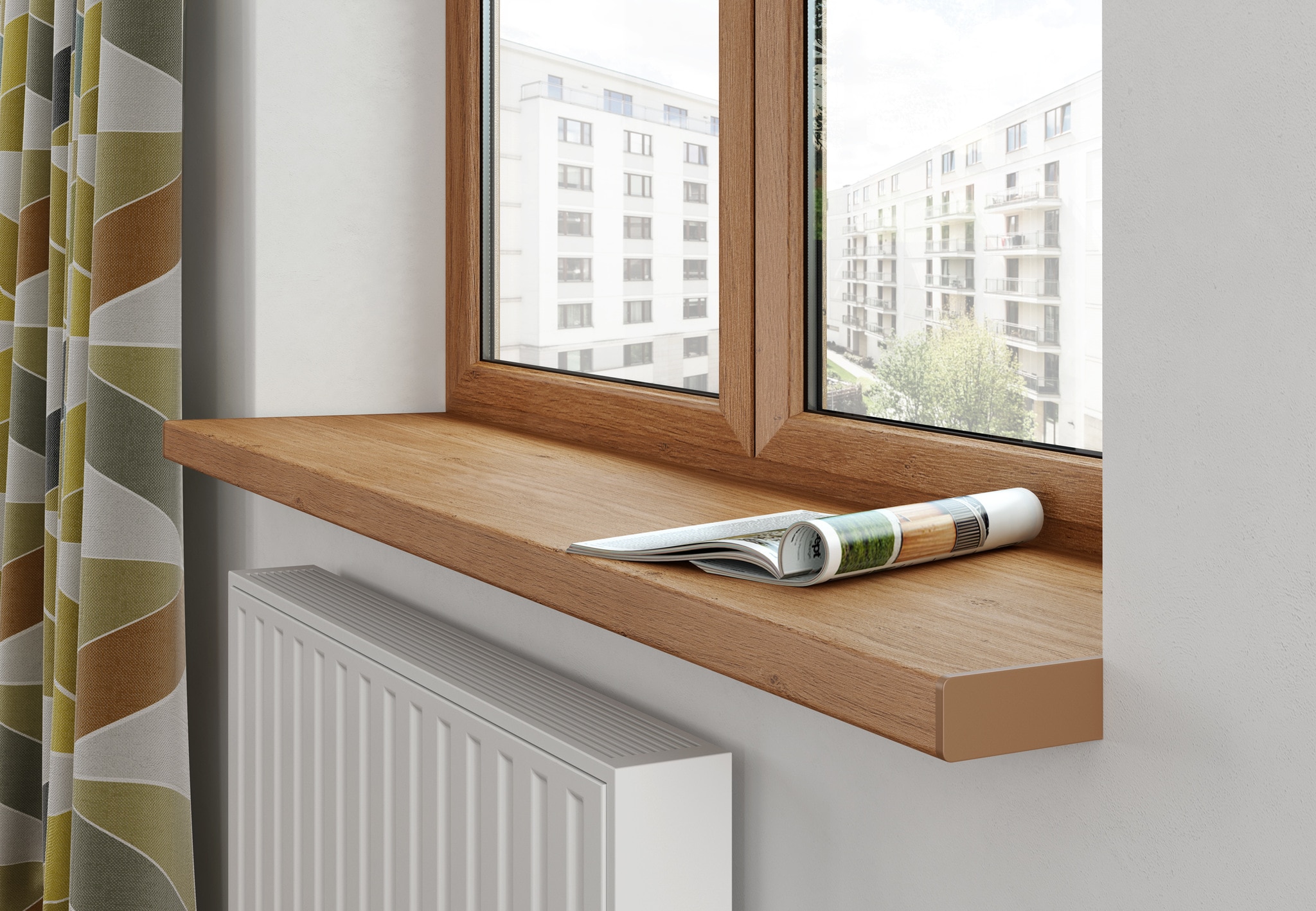 Glaf Interior, Stejar, PVC, 300 x 20 cm • VOX PROFILE