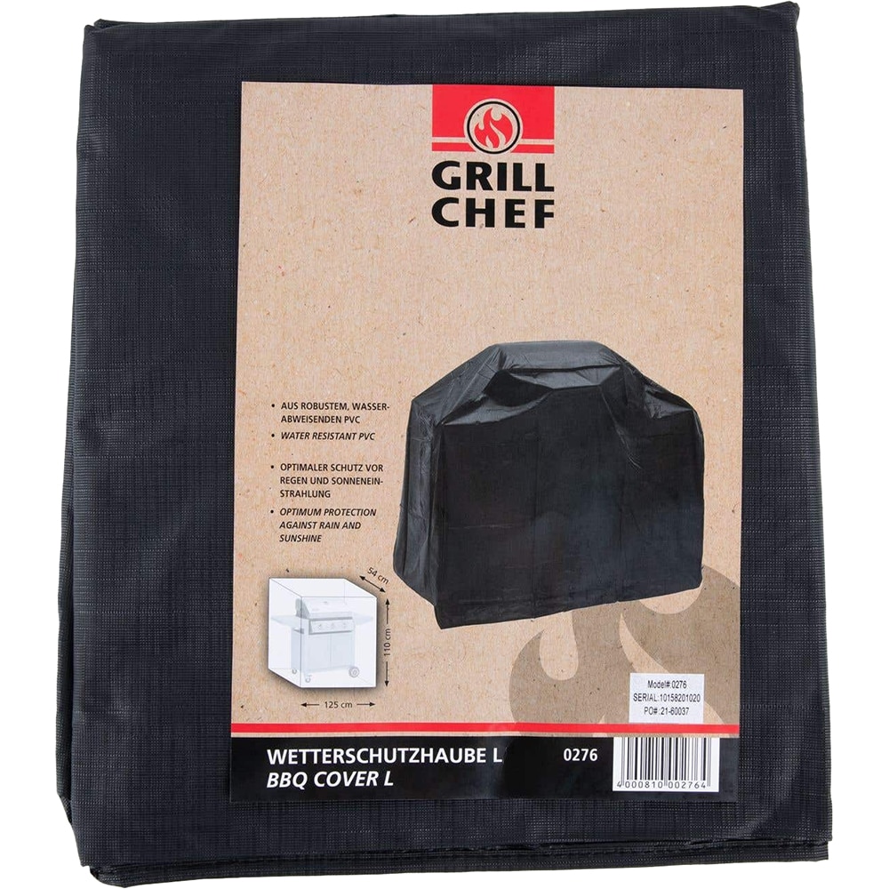 Husa pentru gratar Landmann, PVC, 120 x 103 x 50 cm, negru