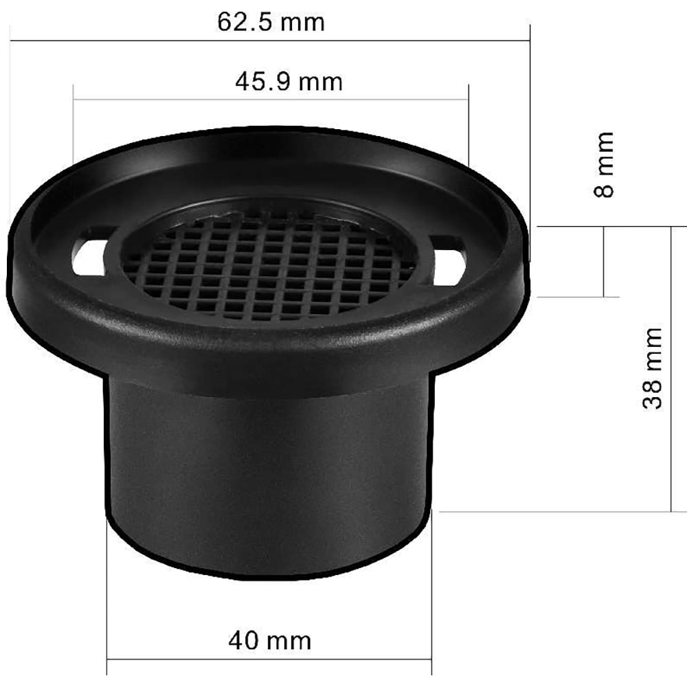 Filtru carbon pentru racitor vin COOKE & LEWIS, negru