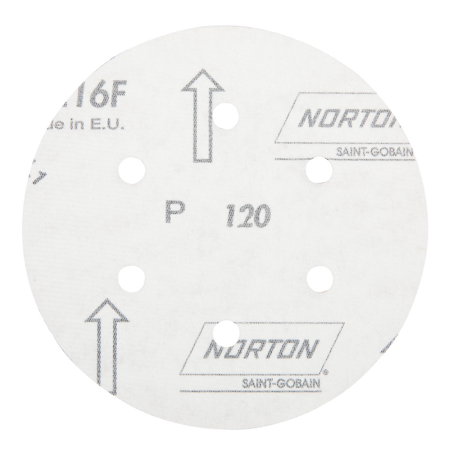 Disc Smirghel de Slefuire Cu Gauri, 150, P120  • Norton 
