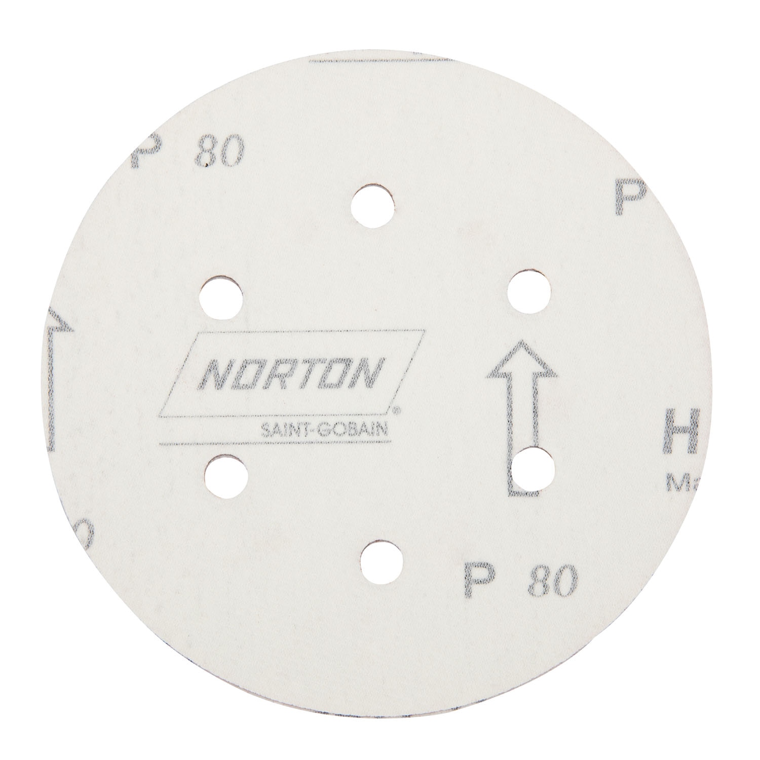 Disc Smirghel de Slefuire Cu Gauri,  150, P80   Norton 