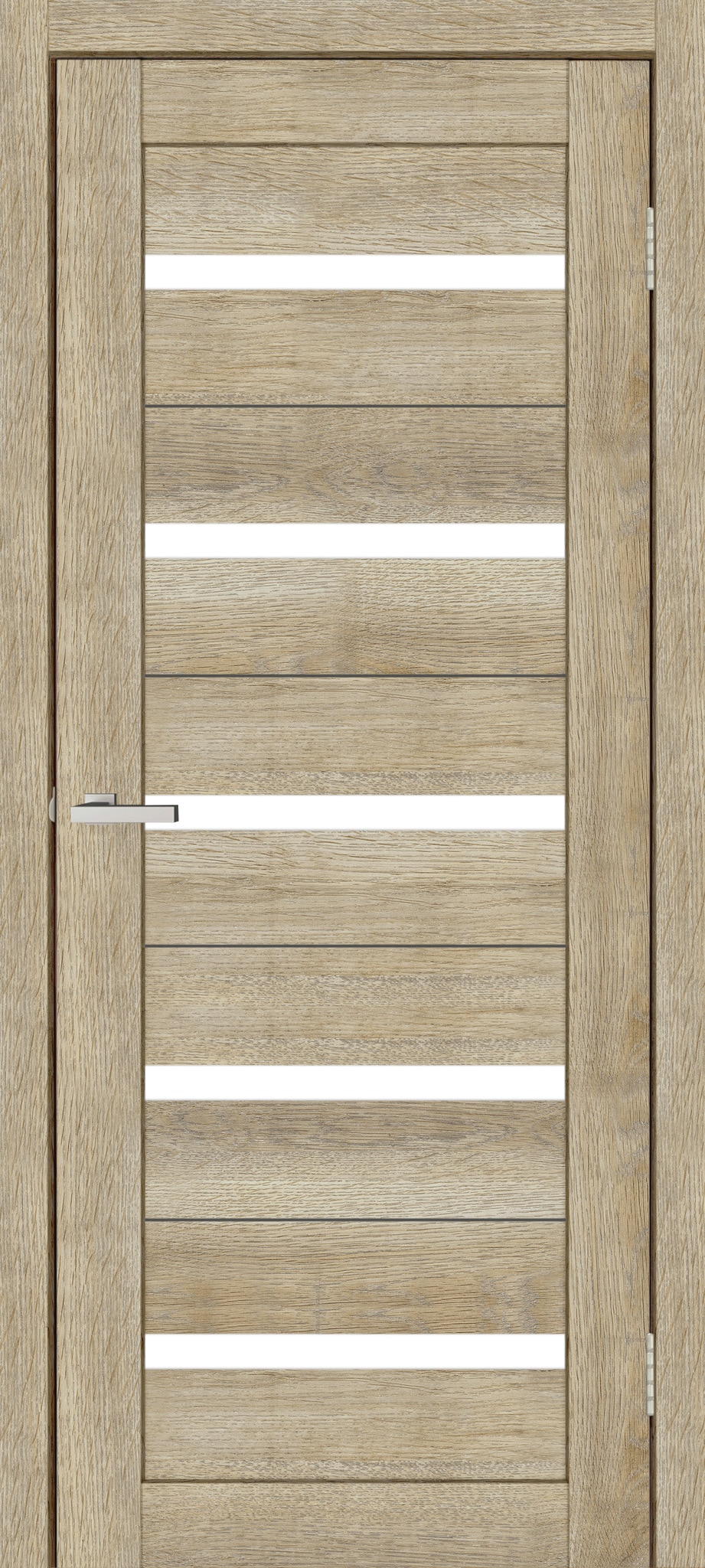 Usa de interior cu geam, stejar, mdf, 60 cm • Smart