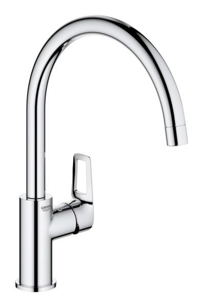 Baterie de bucatarie, monocomanda, finisaj cromat • Grohe Start Loop