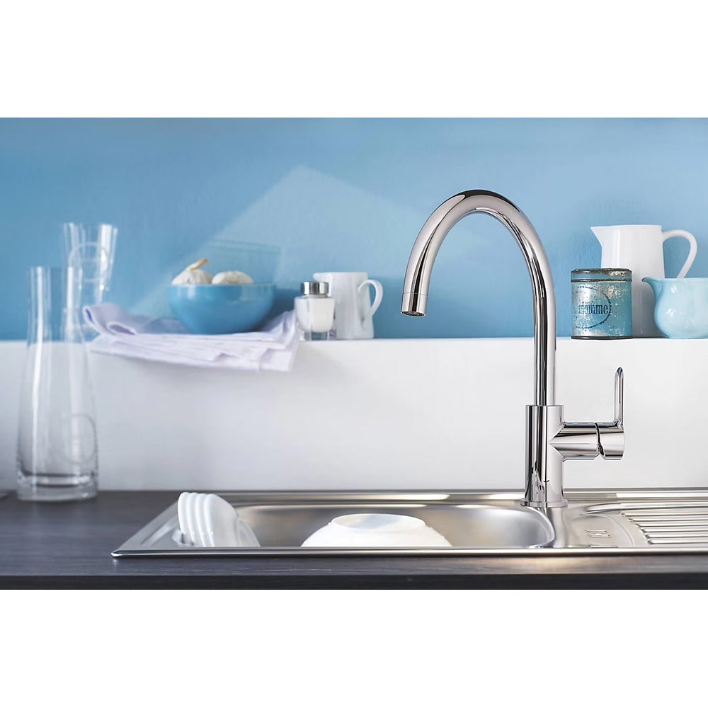 Baterie bucatarie GROHE Start Loop 30323001, alama, crom