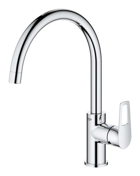 Baterie de bucatarie, monocomanda, finisaj cromat • Grohe Start Loop