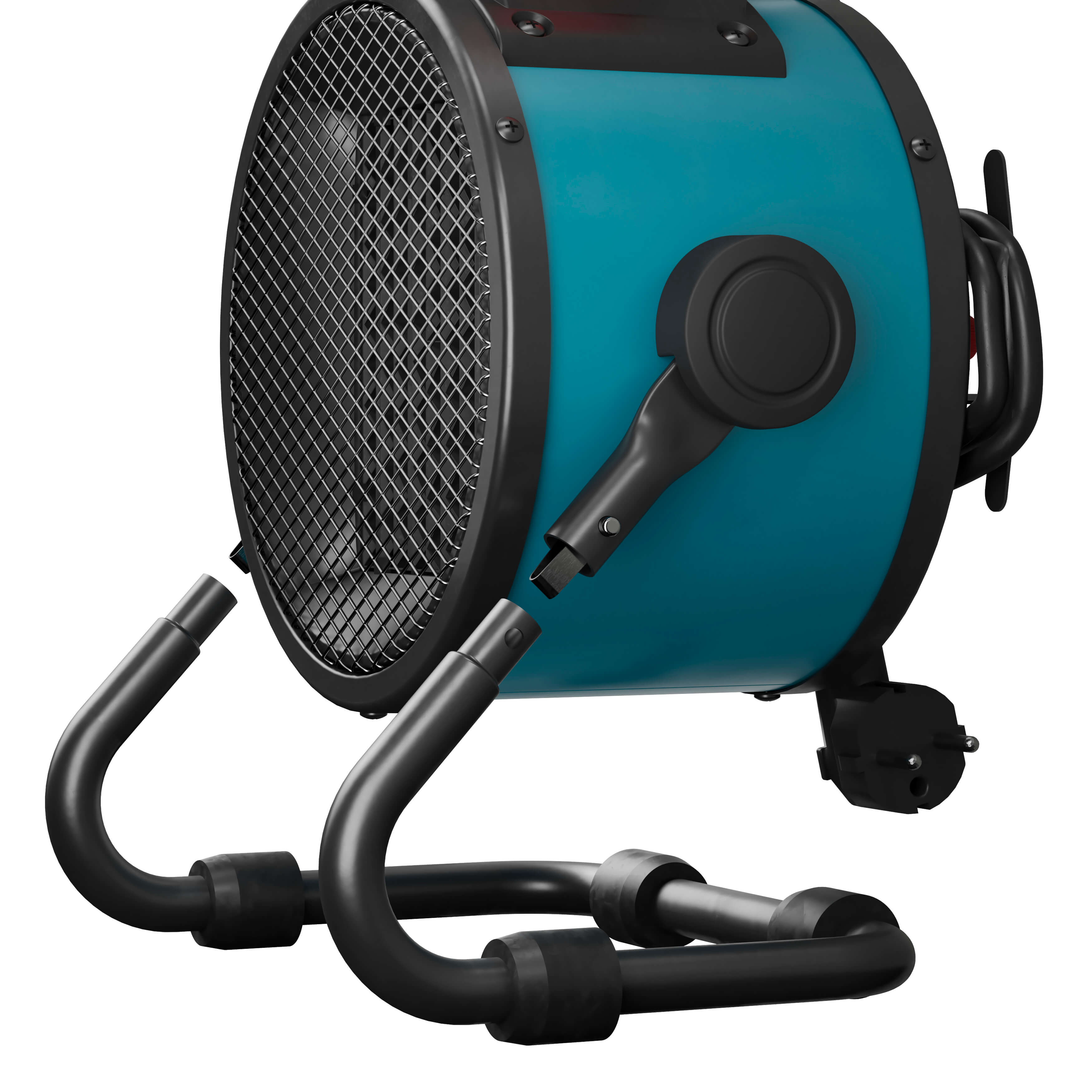 Aeroterma industriala PTC Erbauer BGP2108-25-1, 2 trepte viteza, 2500W, albastru