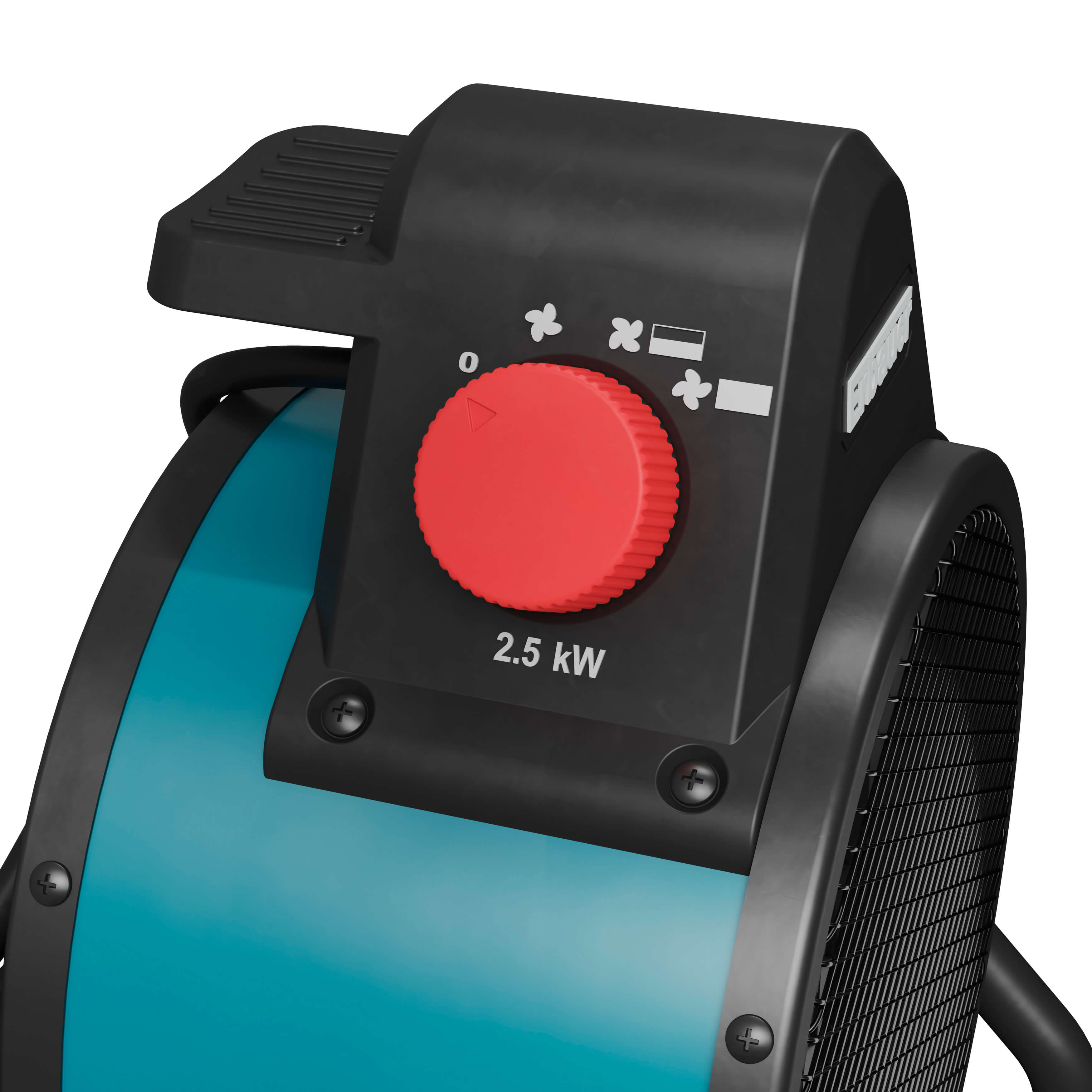 Aeroterma industriala PTC Erbauer BGP2108-25-1, 2 trepte viteza, 2500W, albastru