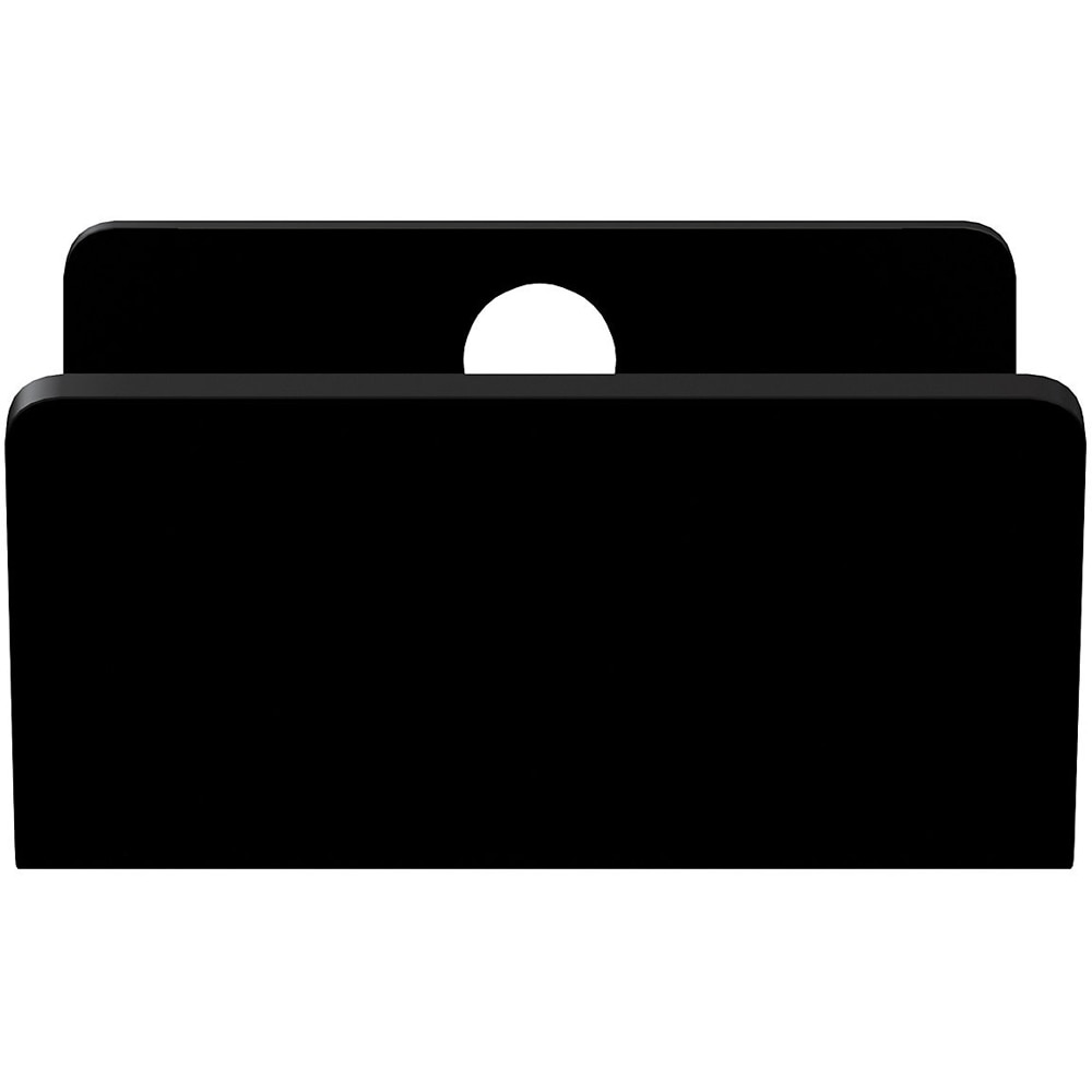 Maner GOODHOME Atomia, otel, 3.7 cm, 2 bucati, negru mat