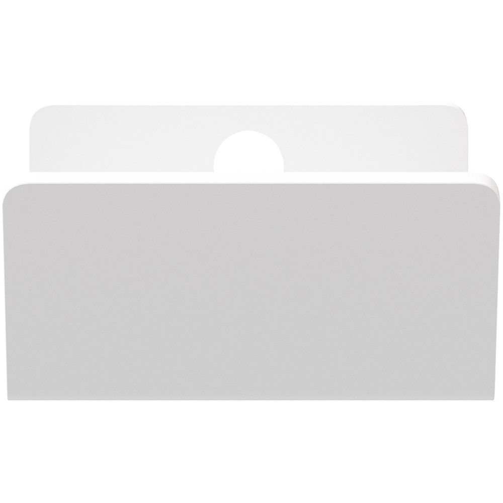 Maner GOODHOME Atomia, otel, 3.7 cm, 2 bucati, alb