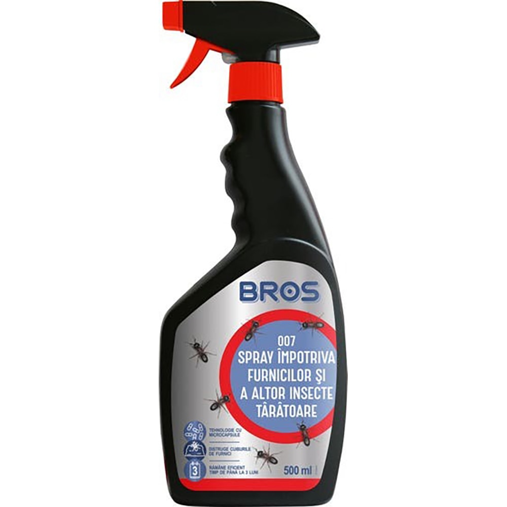 Spray contra furnicilor, BROS, 500 ml