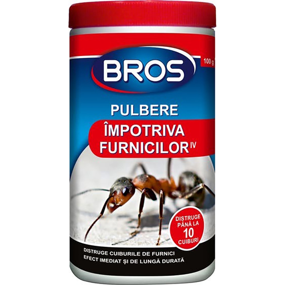 Pulbere contra furnicilor, BROS, 100 g