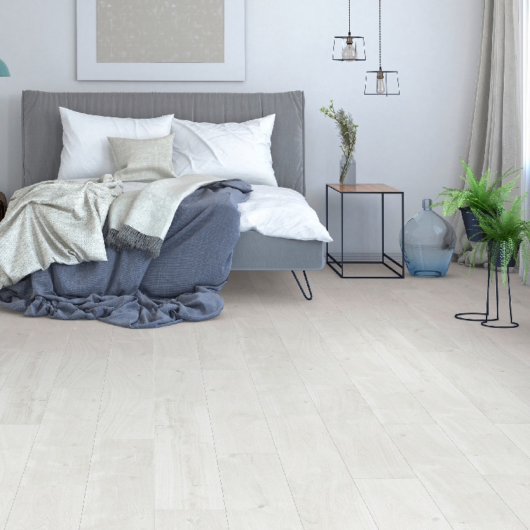 Parchet laminat Gladstone, alb, 8 mm, 1.973 mp/cutie