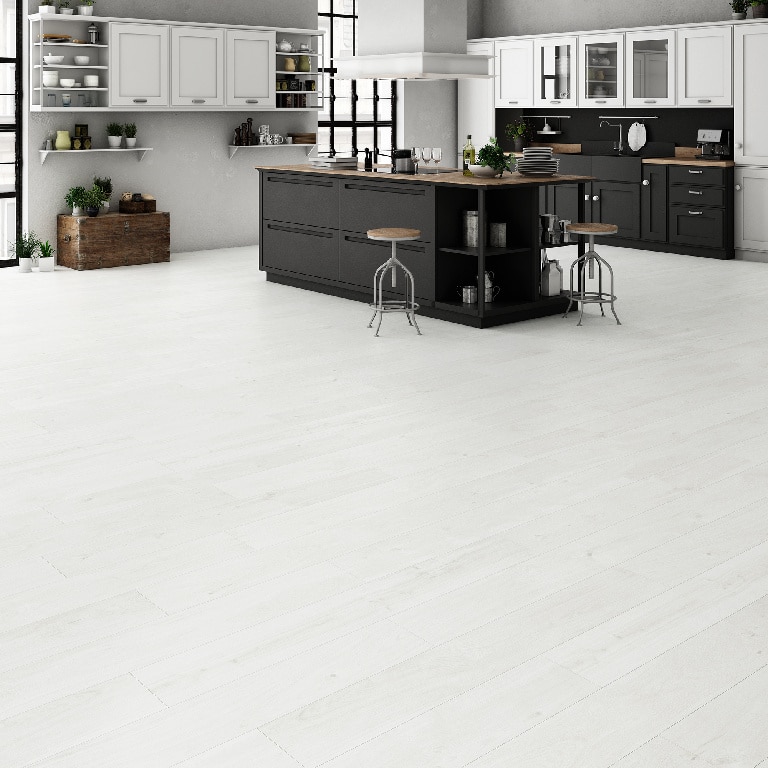 Parchet laminat Gladstone, alb, 8 mm, 1.973 mp/cutie