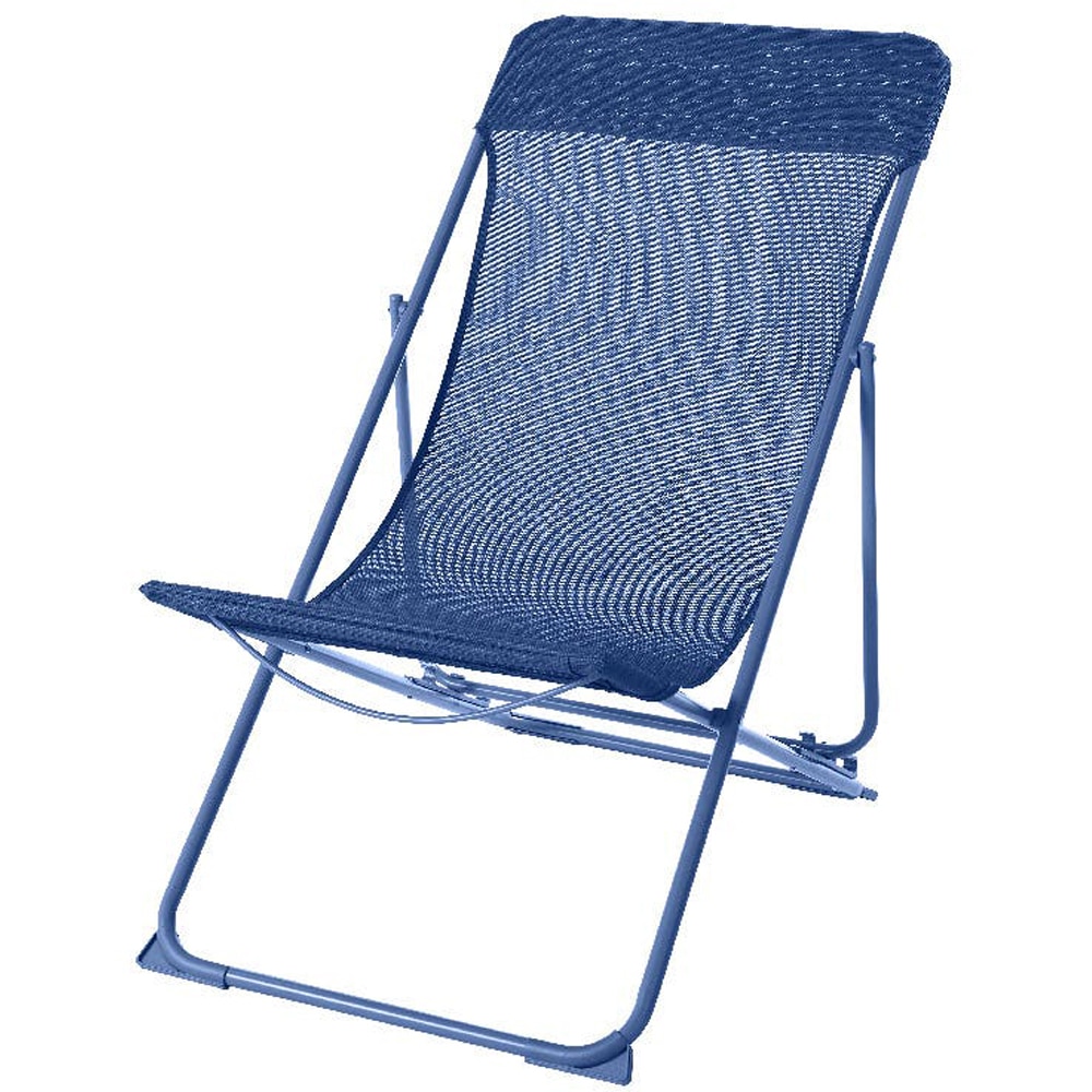 Scaun terasa GOODHOME Joline, otel, 56 x 82 x 91 cm, albastru