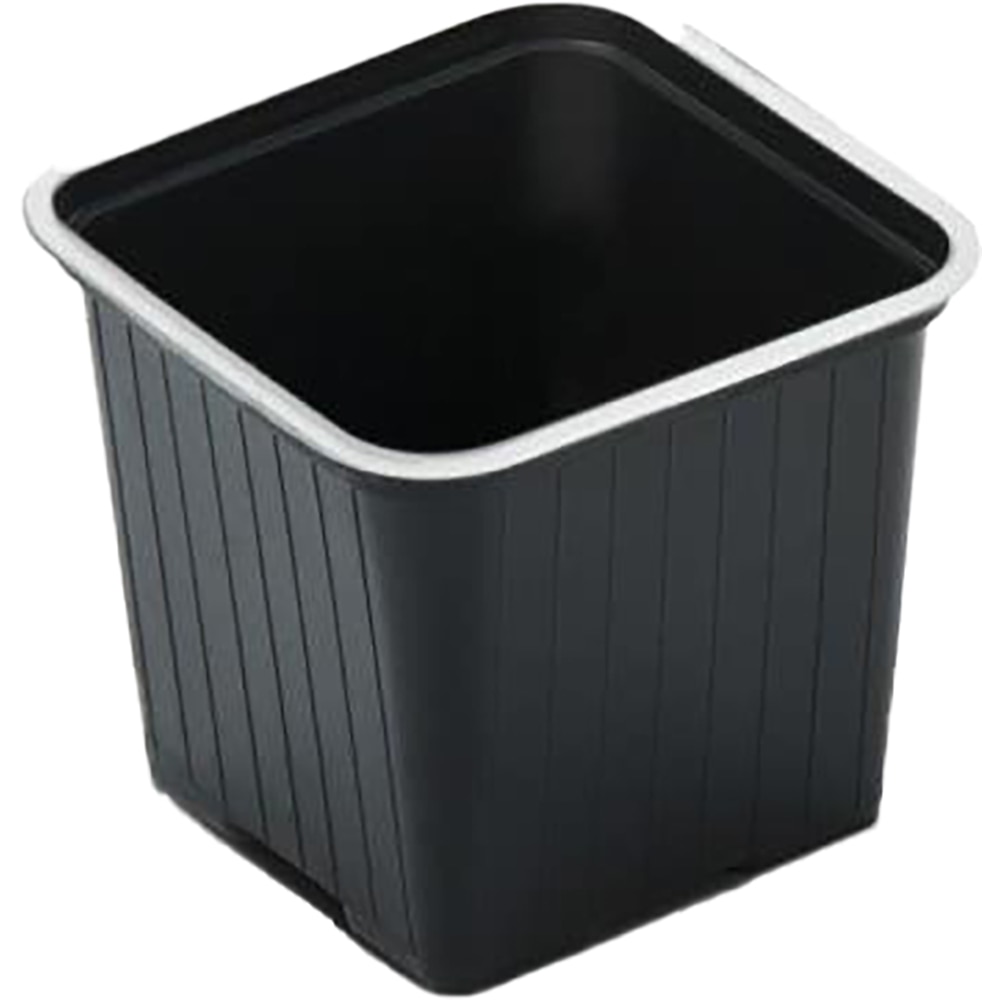 Ghiveci rasad patrat NAPOCHIM, polipropilena, 11 x 11 x 12 cm, negru