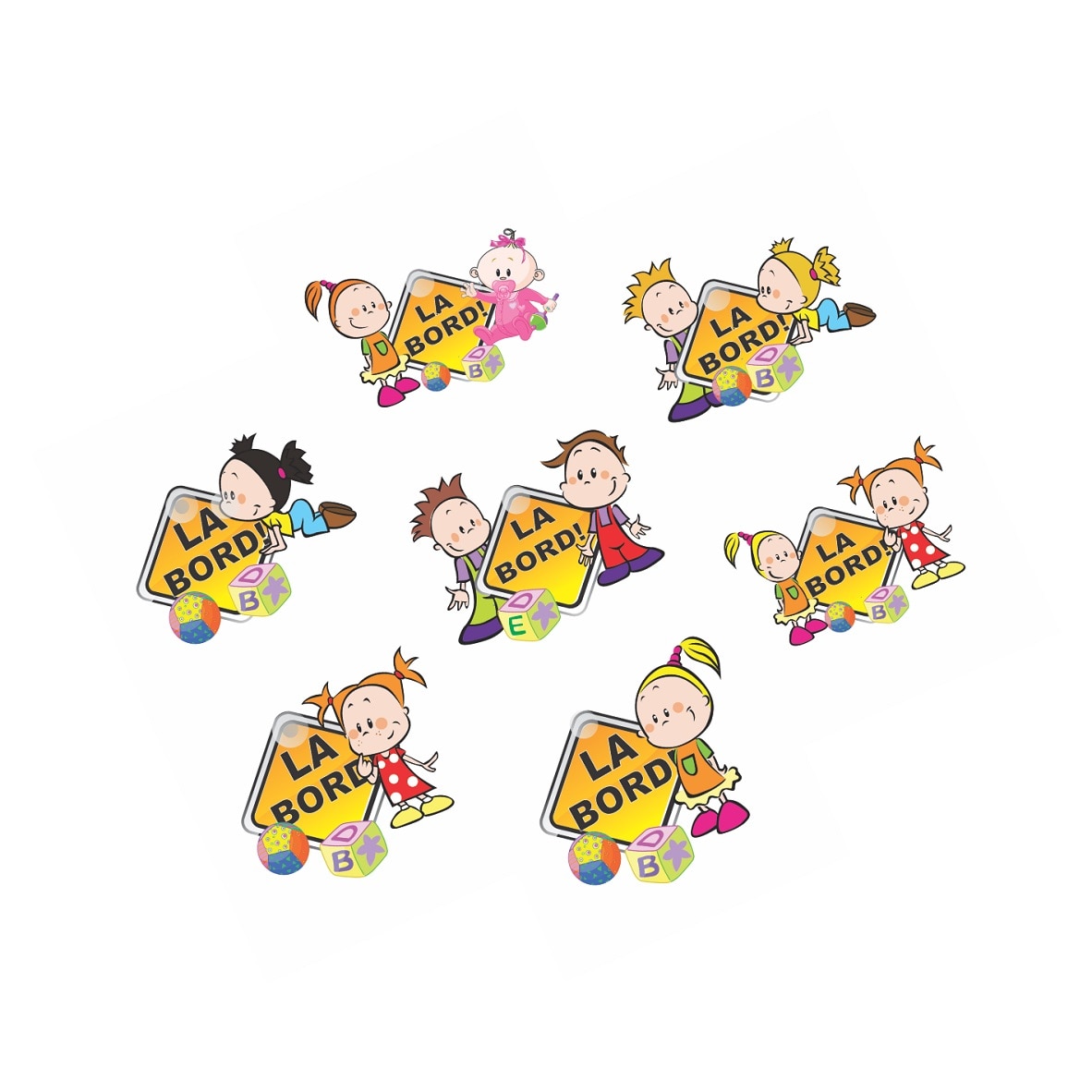 Indicator Copii La Bord 12 x 15 mm pvc