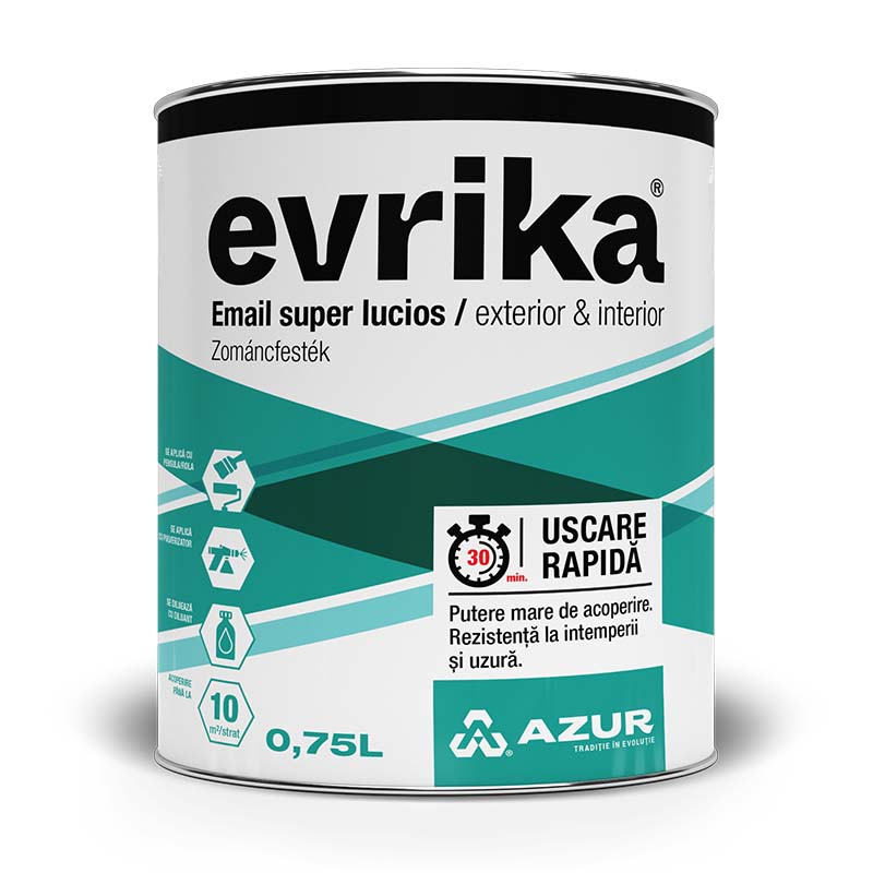 Email cu uscare rapida, maro, 0.75 l • Evrika