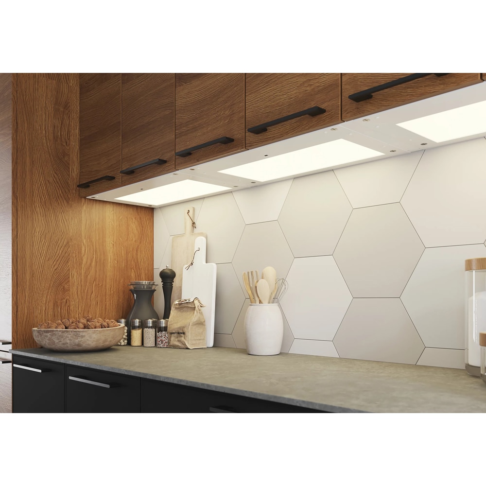 Aplica mobilier bucatarie GOODHOME Carraway, 11W, 1200 lm, IP20, alb