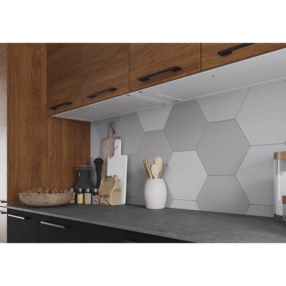 Aplica mobilier bucatarie GOODHOME Carraway 80, 13W, 1450 lm, IP20, alb